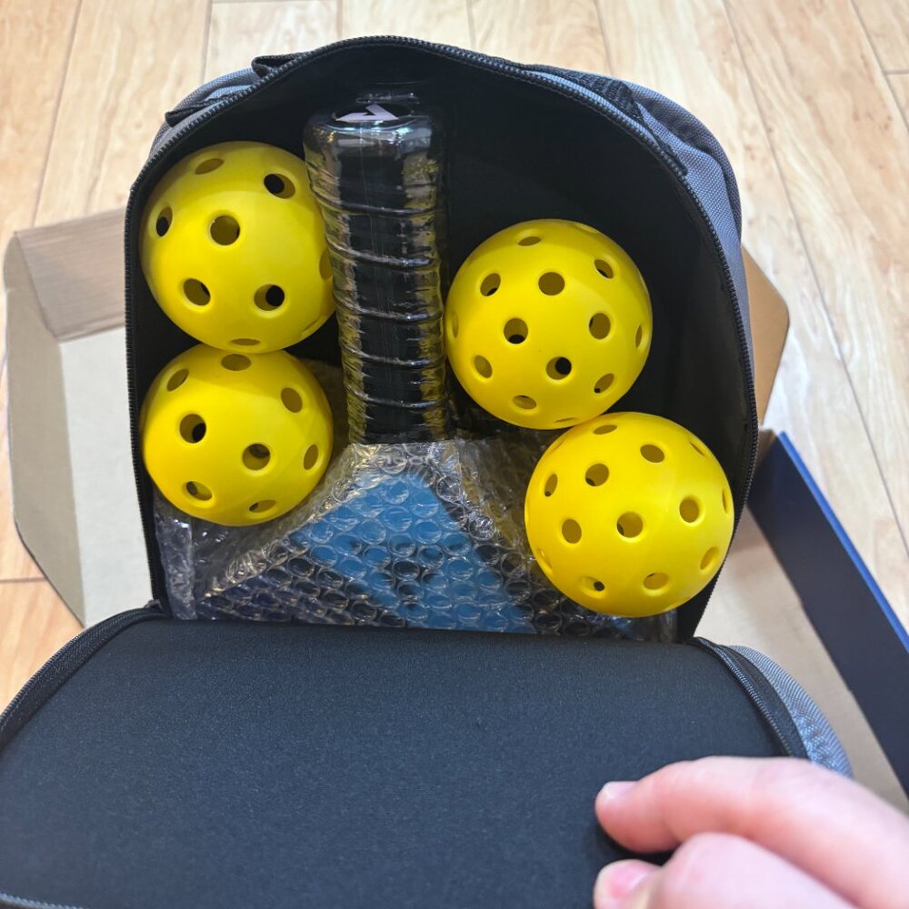 Joola Ben Johns Blue Lightning 7 Piece Pickleball Paddle Set New Open Box - Picture 4 of 4